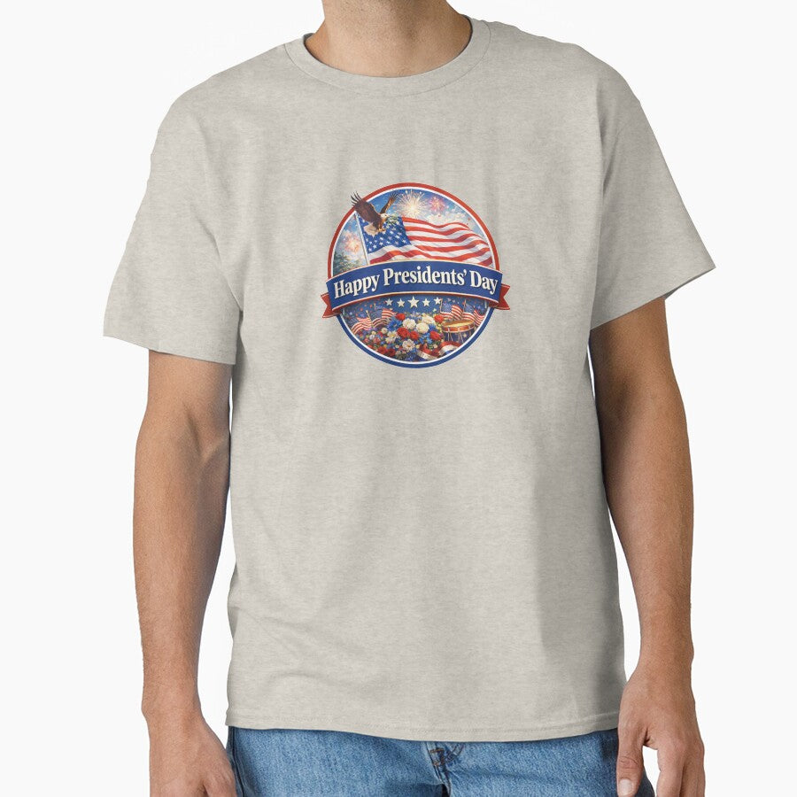 Presidents'Day - Classic American Patriotic Emblem by CzipipitoStudio