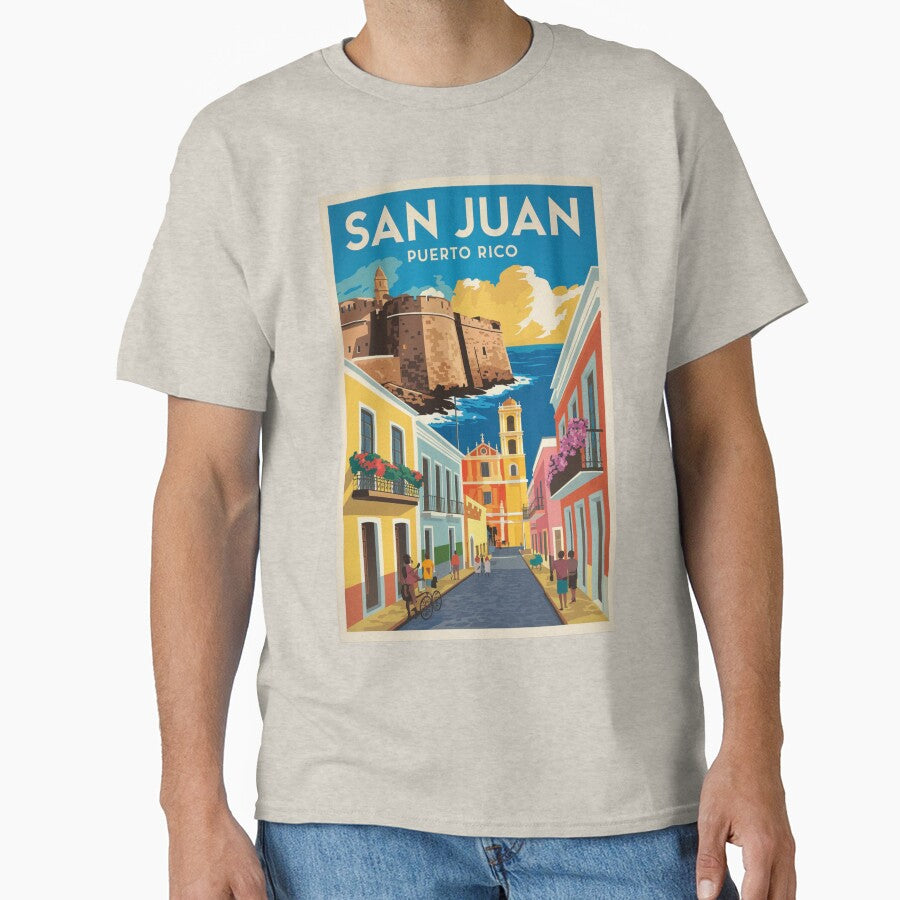 San Juan Vintage Travel Poster by TravelerRat