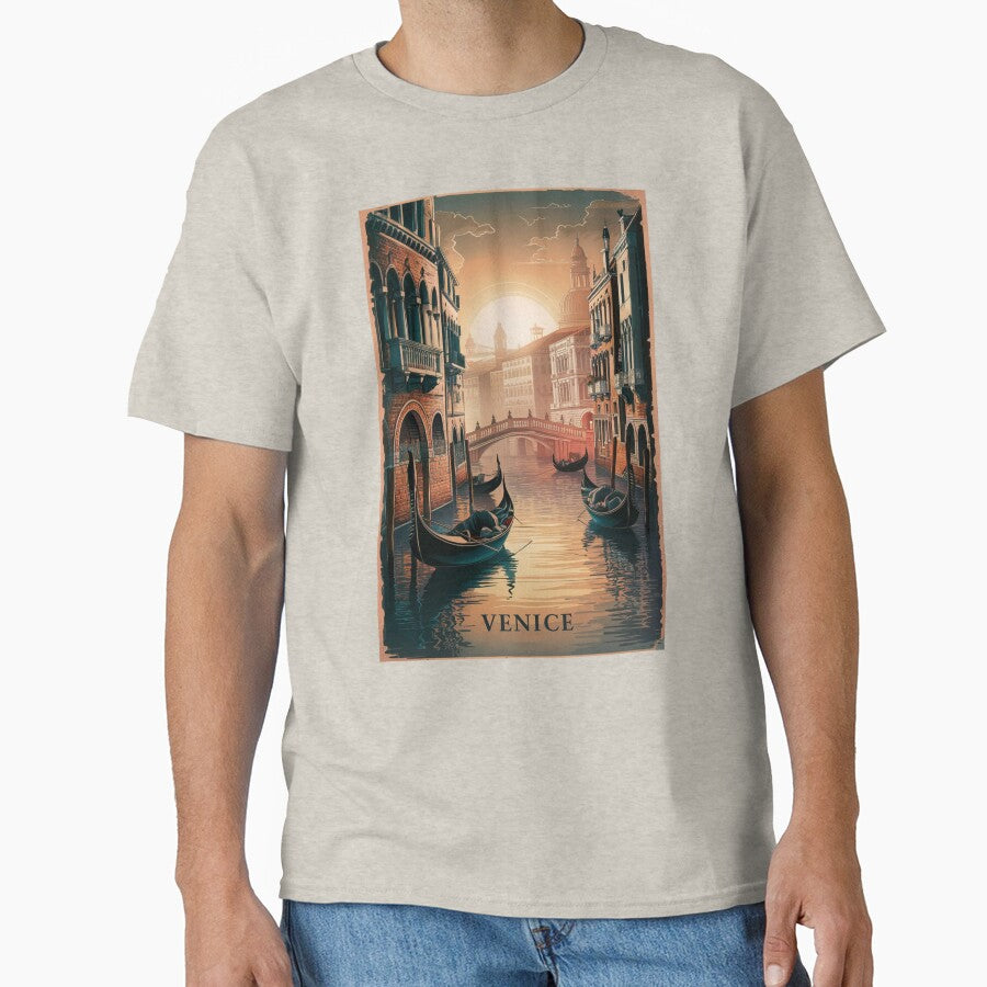 Venice Vintage Travel Poster by TravelerRat