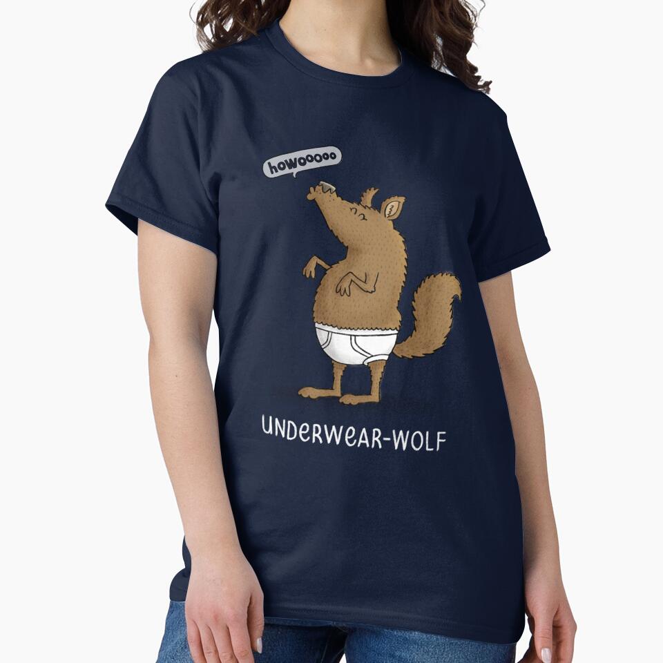Underwear Wolf by carlbatterbee