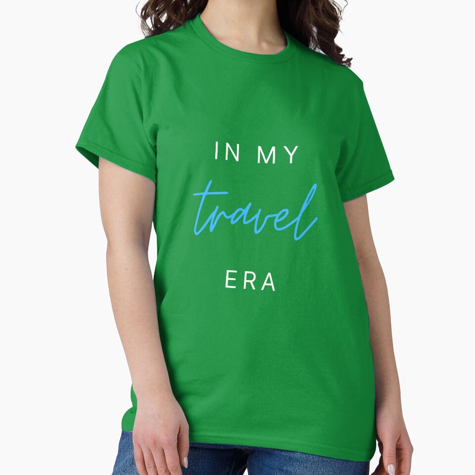 In My Travel Era – Travel Quote for Travel Lovers - blue by PiX by PE