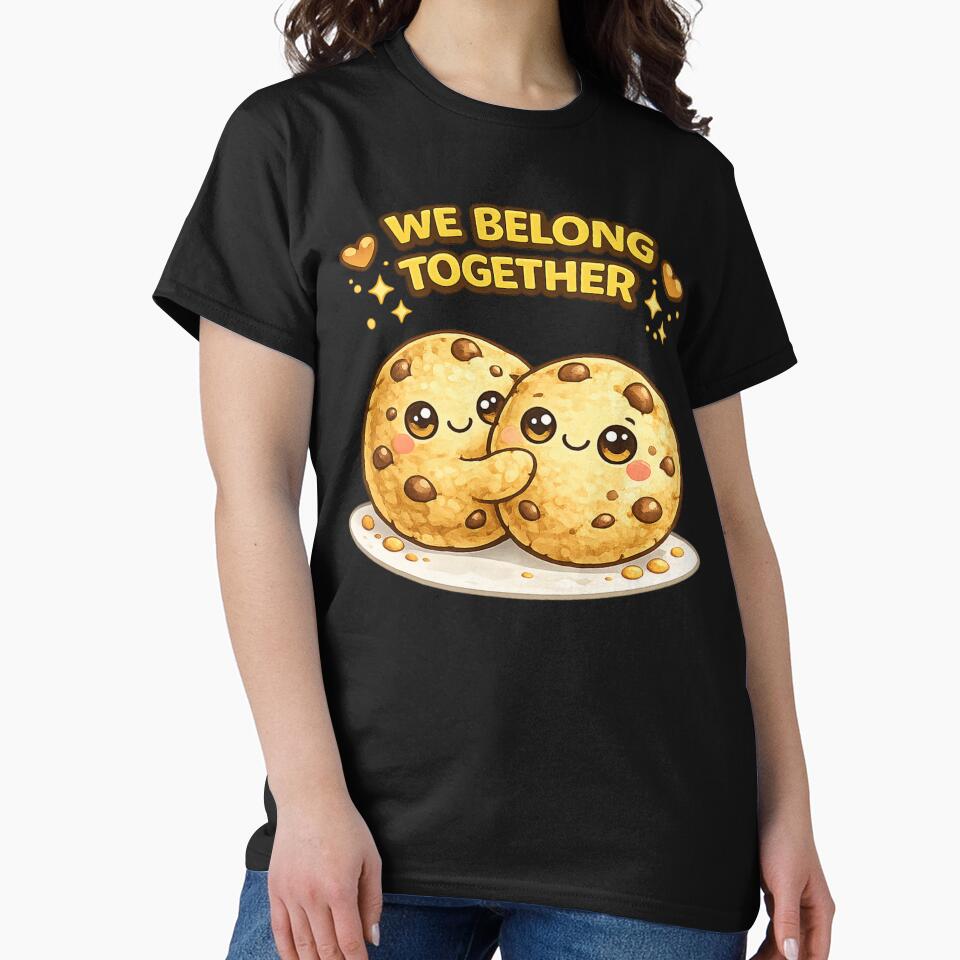 We Belong Together Cookie Pun by Papier Atelier Art