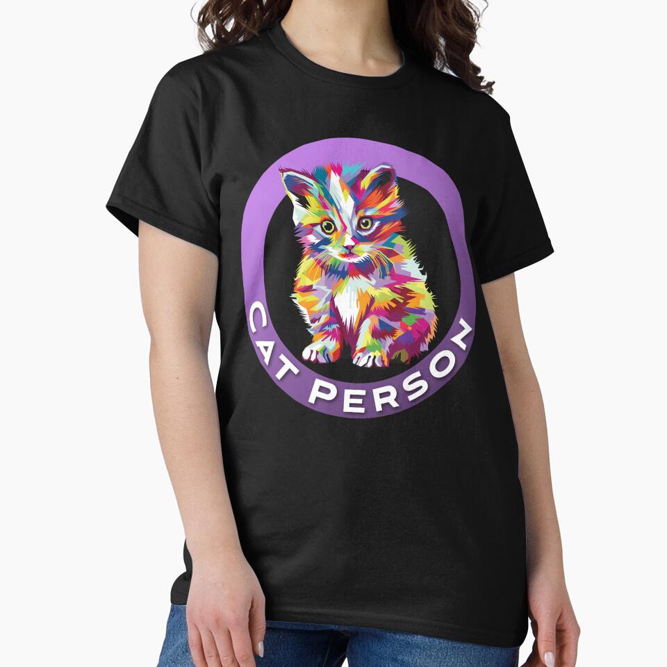Cat Person - Cat Lover - Kitty Lover - Tabby Lover -Kitten Lover by Click-Tees