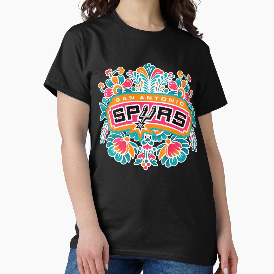Fiesta Basketball Spirit Floral Retro Design by carlynost12