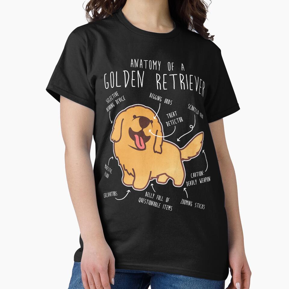 Golden Retriever Anatomy by Clara Hollins