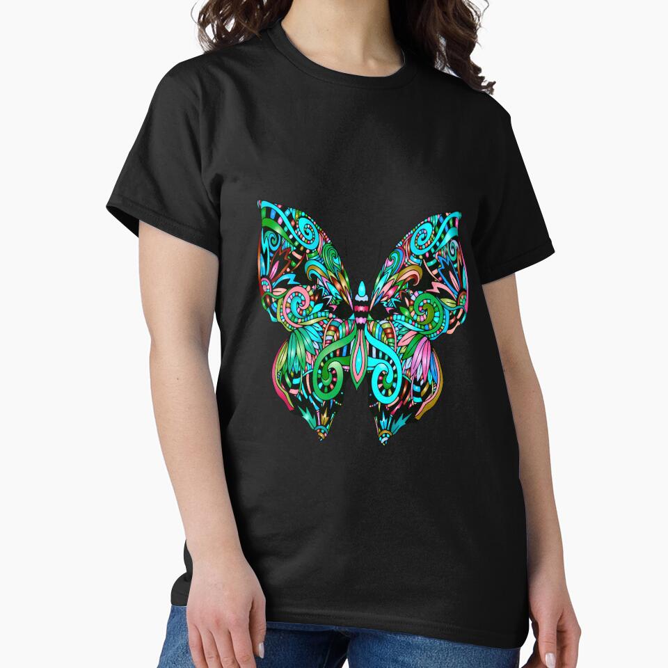 Butterfly Boho-Style by MyTshirtArt