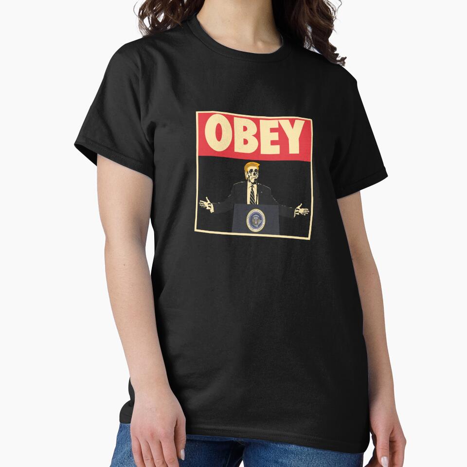 OBEY Anti Trump They Live | Anti Authoritarian Political Art by Bored Imagination