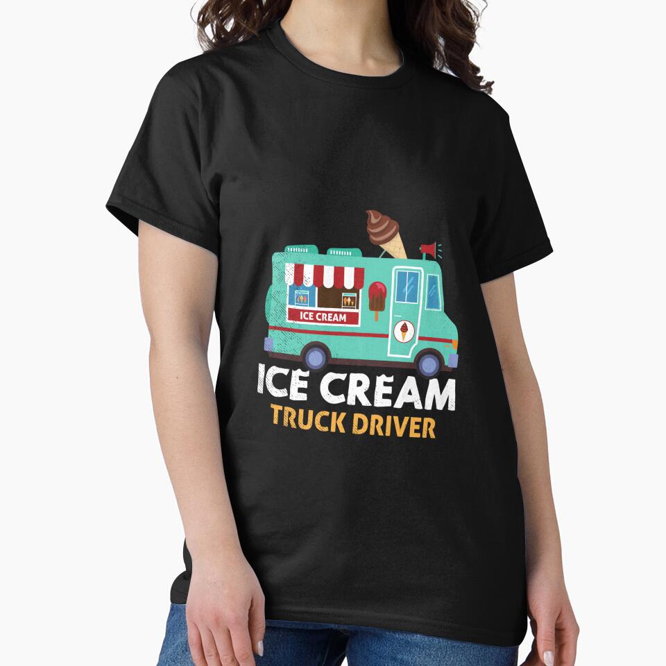 Ice Cream Truck Driver Nostalgic Classic Summer Sorbet by CharlesDVance