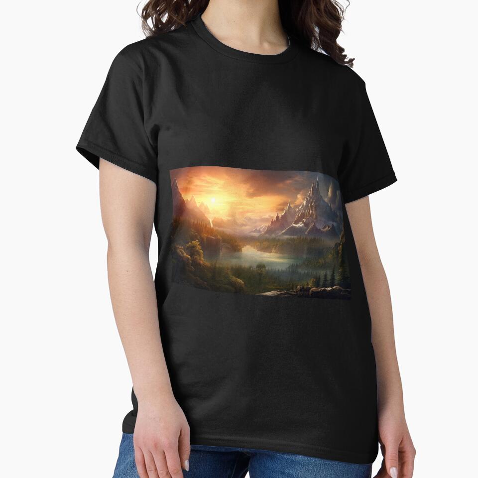 Fantasy Landscape - Majestic Mountain Peaks by Fantasy Masterpiece
