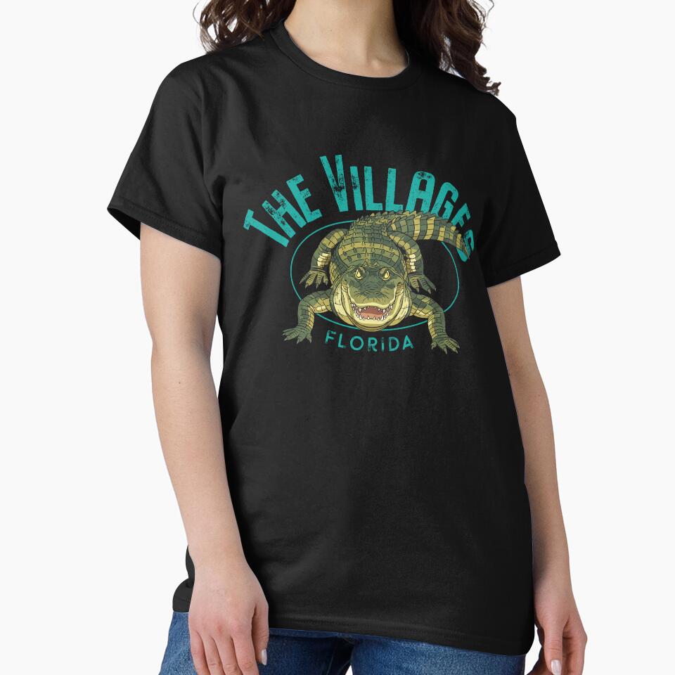 The Villages Florida Alligator Design by Futurebeachbum