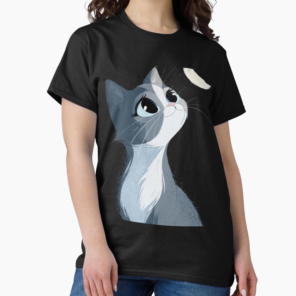 Moonlit British Shorthair Cat – Cozy Night Cat Lover Shirt by Kovrika