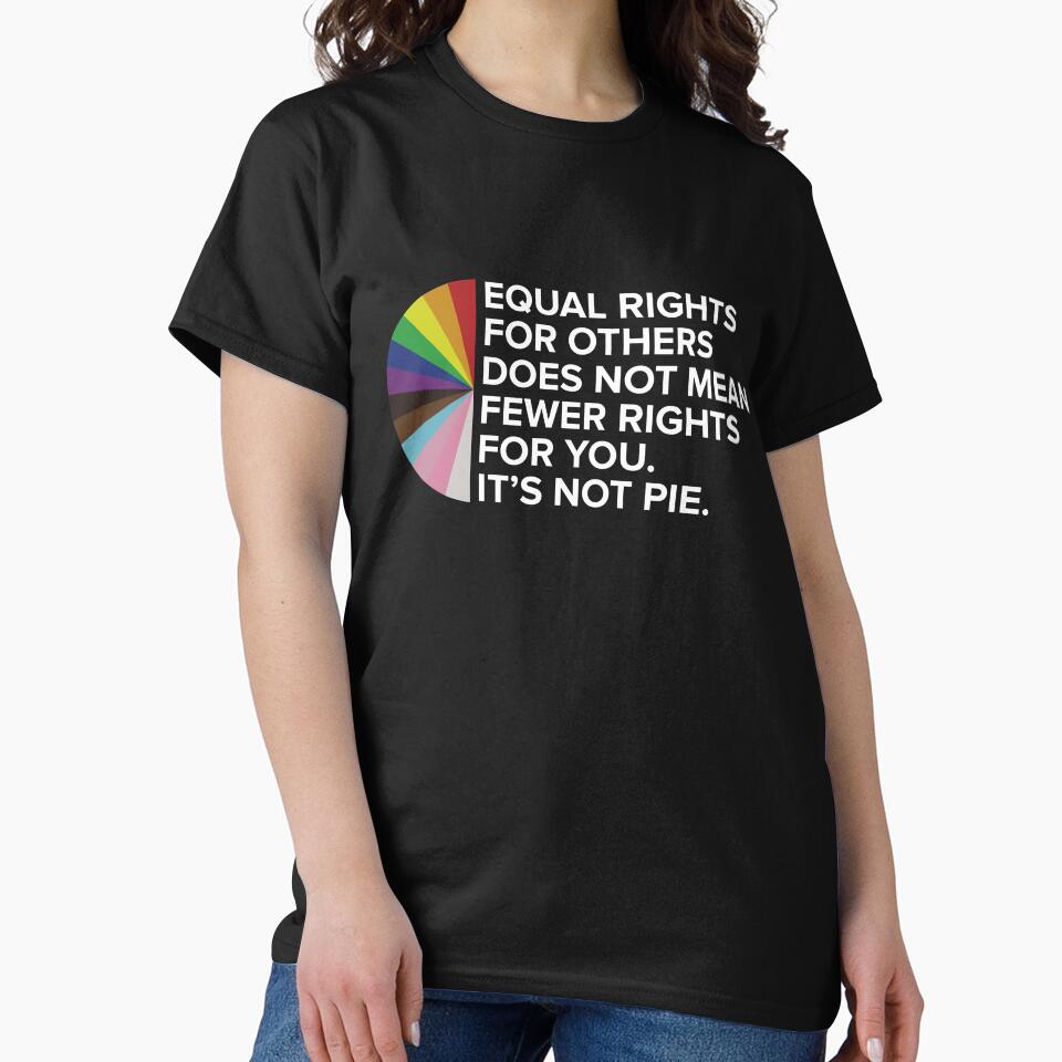 Equal Rights LGBTQIA+ Pride Awareness Inclusivity Ally by Queer Pride Shop