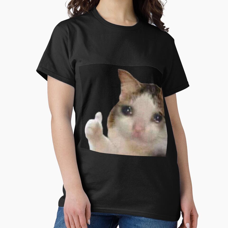 Crying Cat Thumbs Up Meme by cnon626