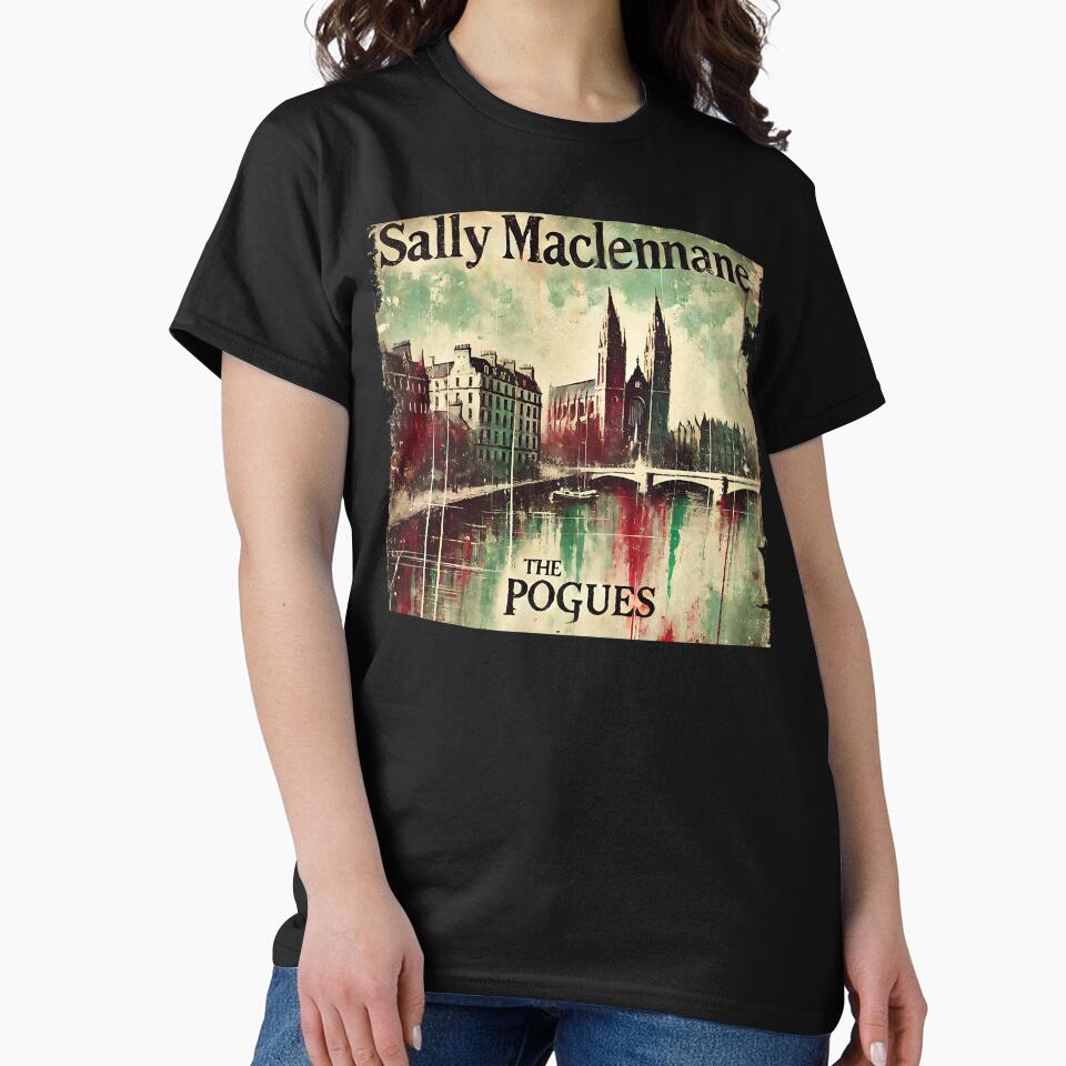 THE POGUES T-shirt - Sally MacLennane Watercolour by Sovietmovies