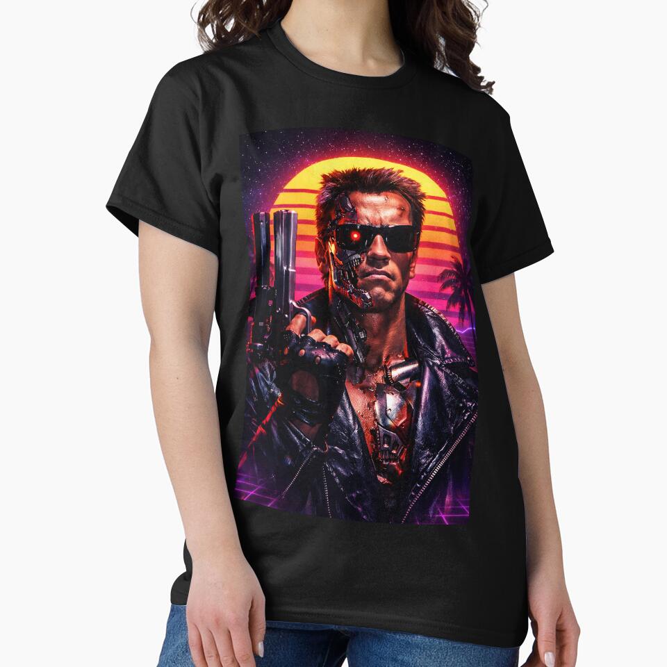 Retro 80s Terminator Arnie by keytee