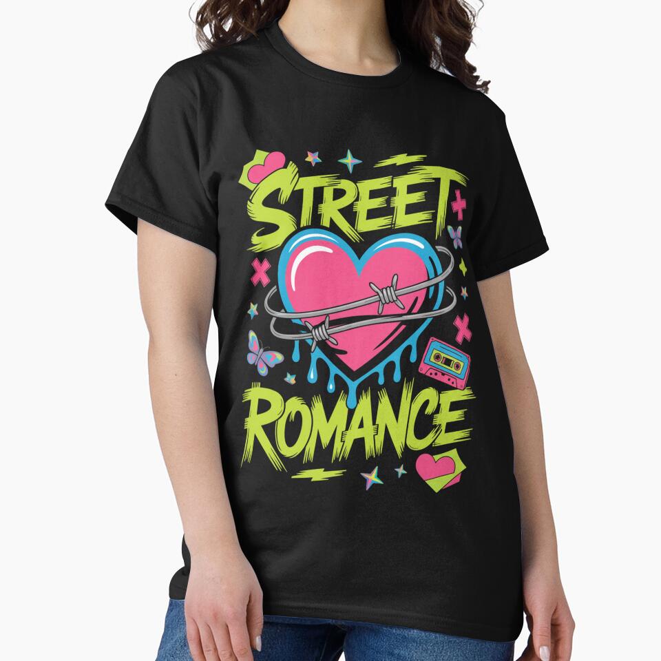 Street Romance Barbed Wire Dripping Heart Cassette Tape Valentine's Day by DarylWelsh2024