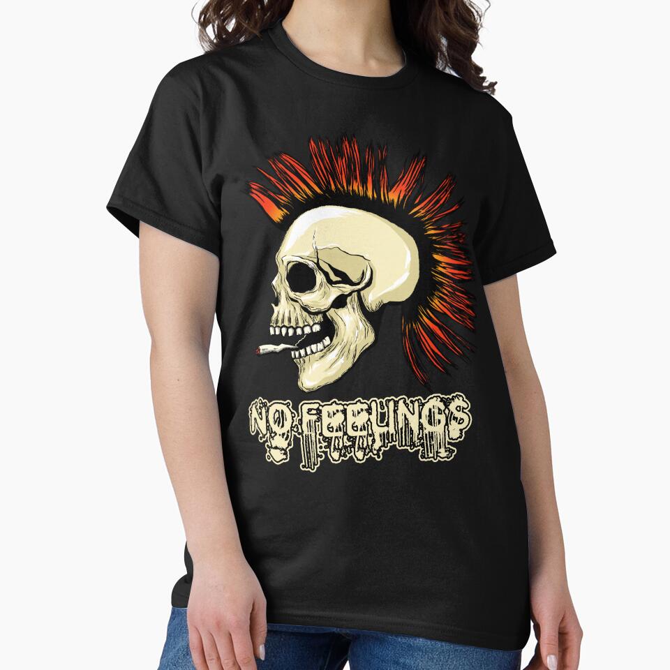 No Feelings - Punk Rock Skull by MagicEyesOnly