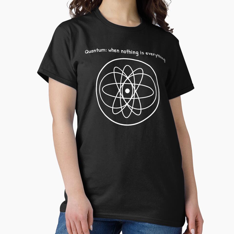 Quantum XKCD Style Science Humor Design by AnnSign