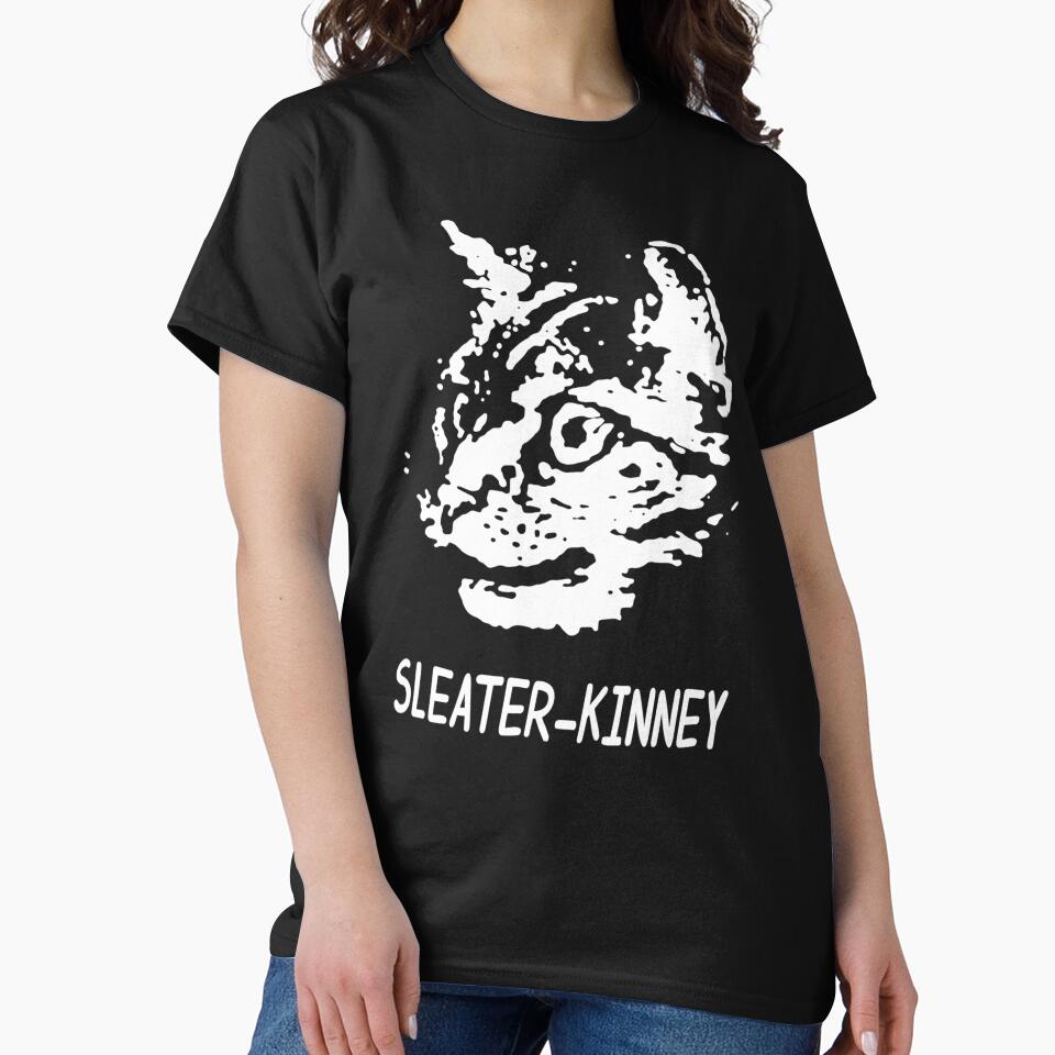 Art Cat Sleater Kinney Music Band Sticker by ainan1971