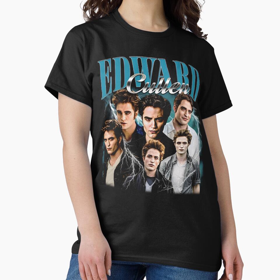 Limited Edward Cullen Vintage T-Shirt, Graphic Unisex T-shirt, Retro 90's Fans Homage T-shirt, Gift For Women and Men by BancaJone