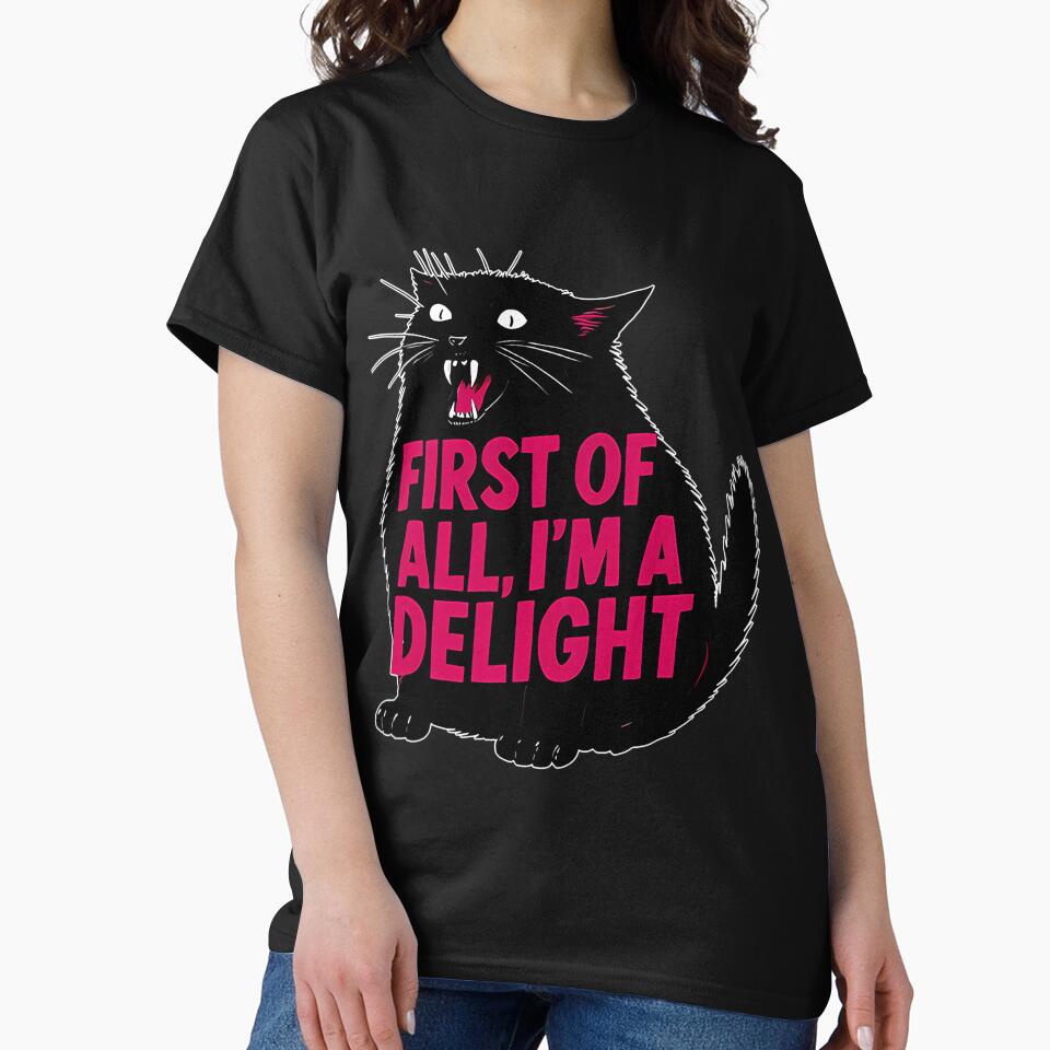 First Of All I'M A Delight Roaring Black Cat by stanton88