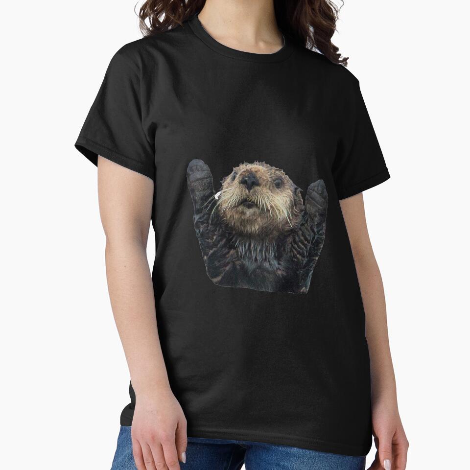 Otter Hugs meme, Otter Hugs stickers, Otter Hugs shirt For Mom Dad Kids by yota habi
