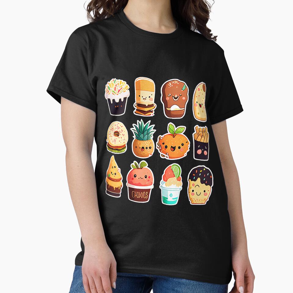 #5 Cute happy food dessert sticker pack by KawaiiFoodArt