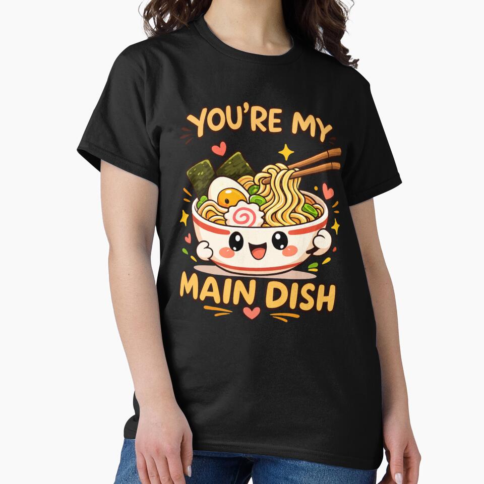 You're My Main Dish Cute Food Pun by Papier Atelier Art
