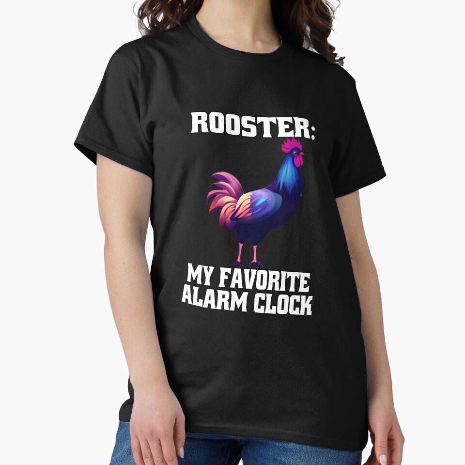 CFunny Chicken Farmer Humor Rooster:My Favorite Alarm Clock by fantasticdesign