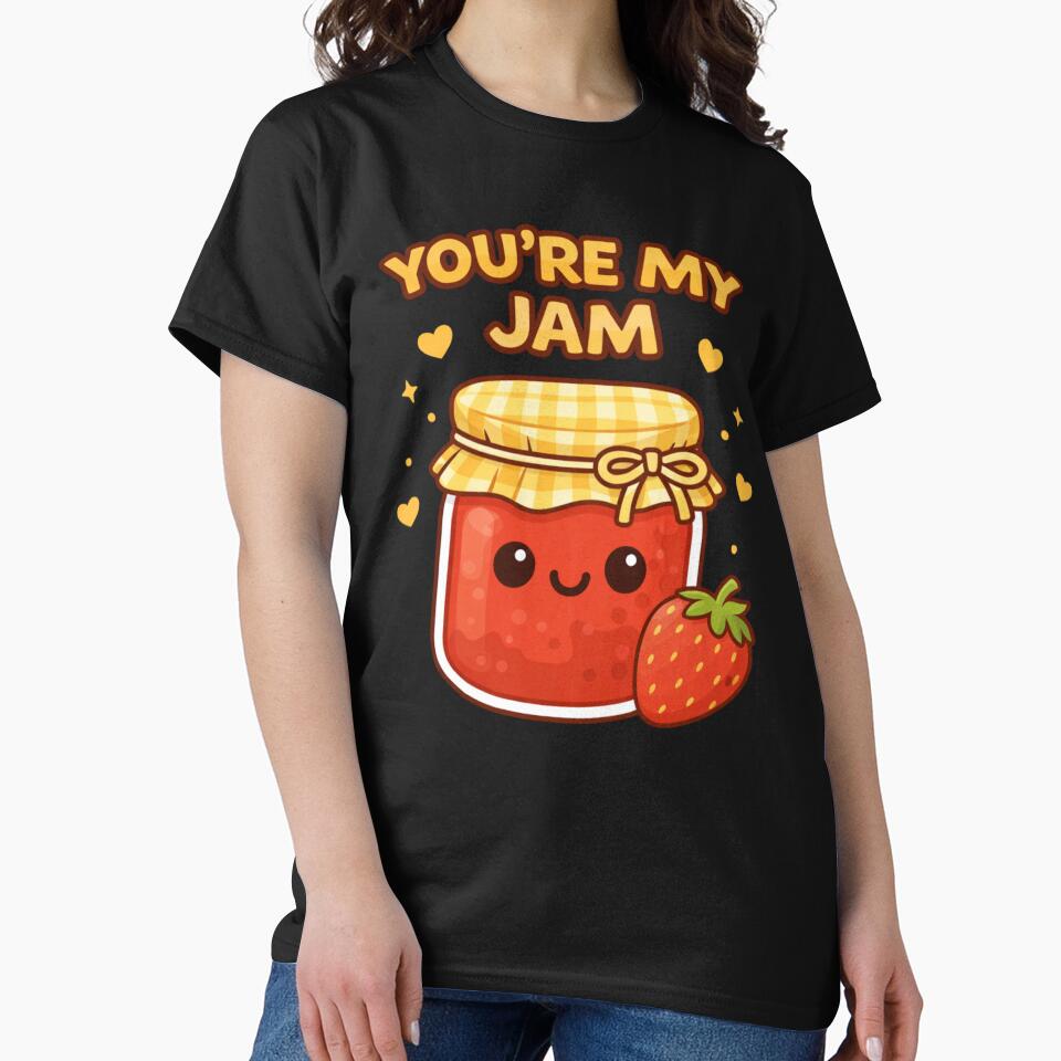 You're My Jam Cute Food Pun by Papier Atelier Art