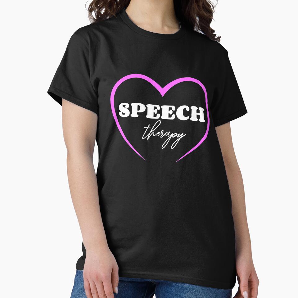 Speech Therapy Long Sleeve Shirt Gift For Women With Hearts by pourvasecandi