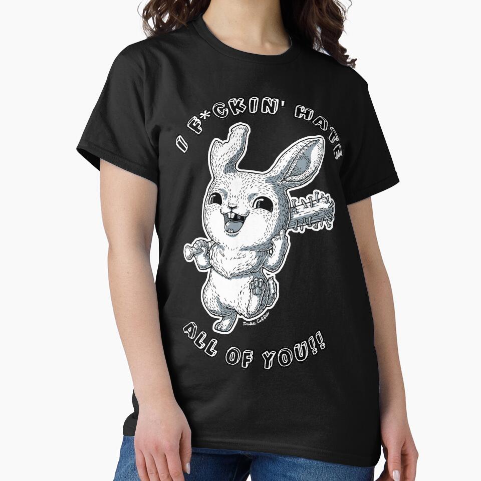Mad Bunny by dukecoffeeart