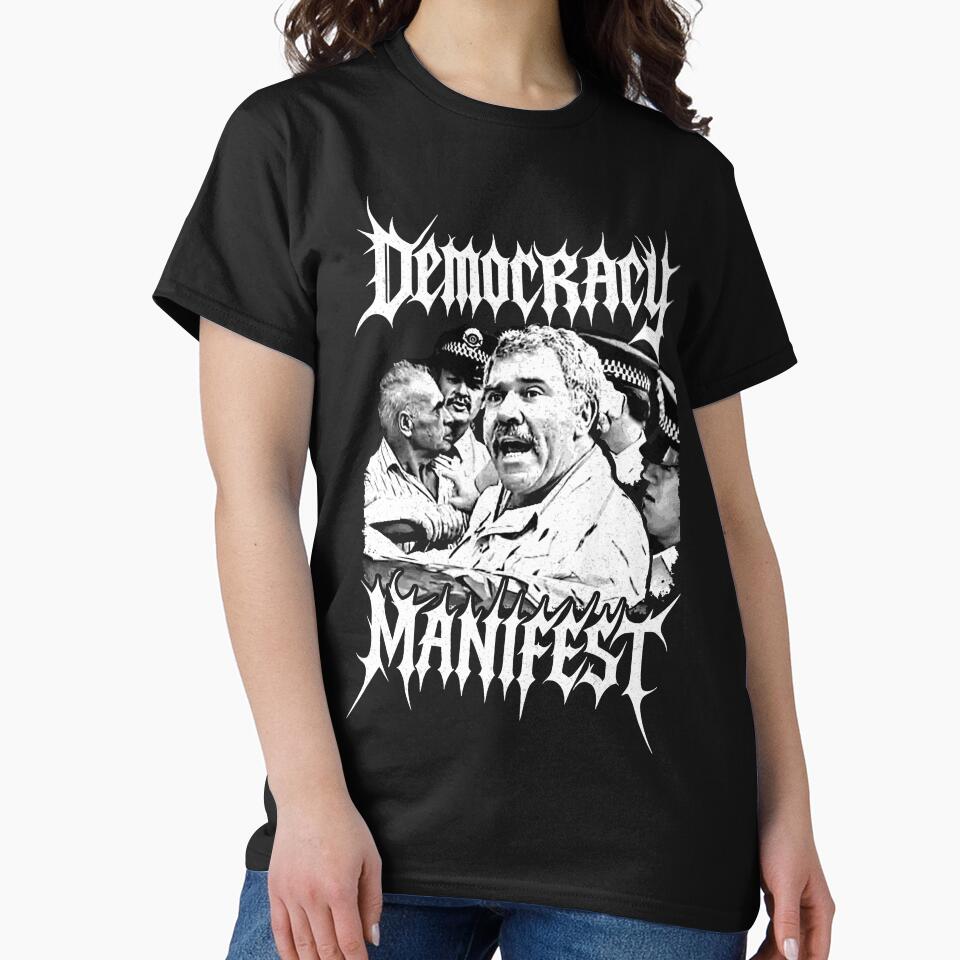 Democracy Manifest Metal by DugMcFug