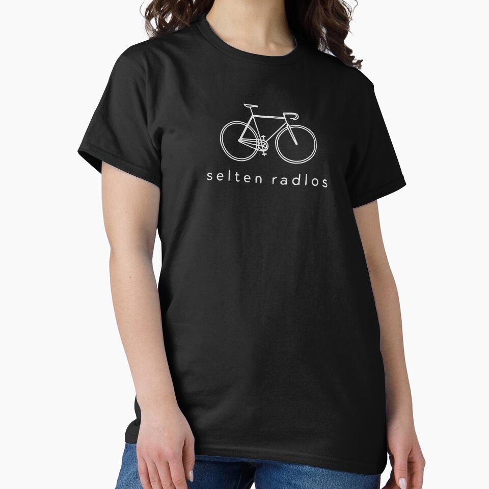 Selten Radlos Minimalist Bicycle Outline Art by jumpingmaster