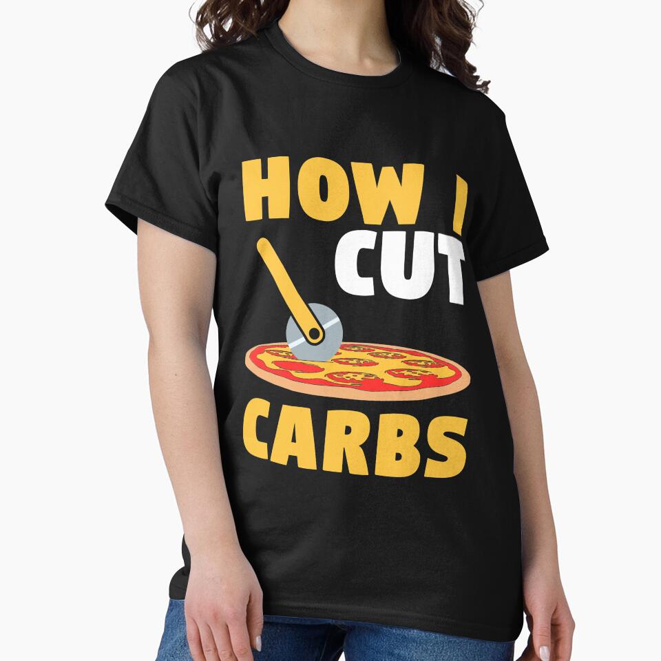 How I Cut Carbs Pizza Cutter Funny Pizza Lover Quote by sillyquestions