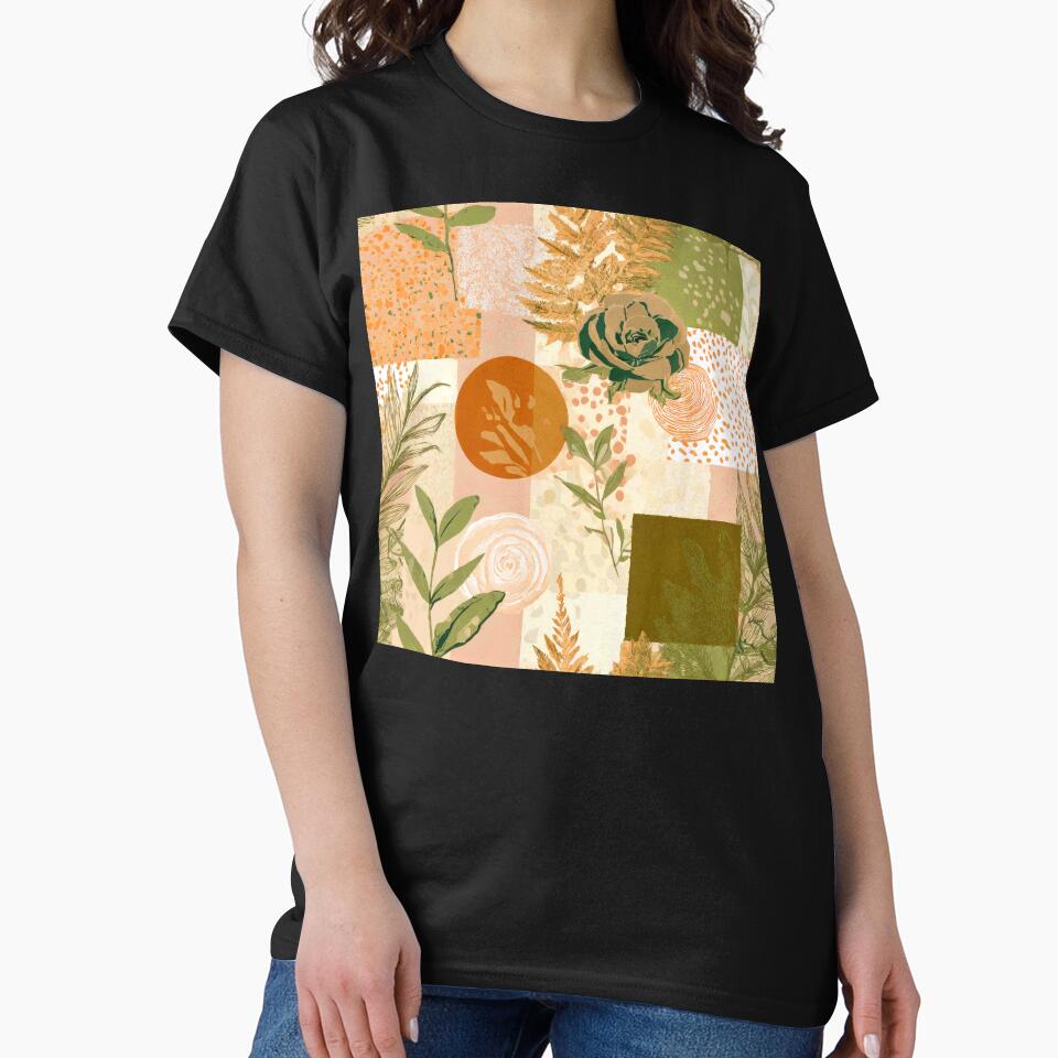 Boho Abstract Sage And Earthtones Collage-Style Designs by DEC02