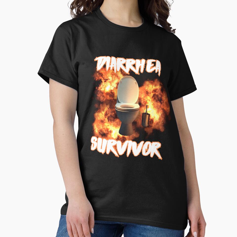 DIARRHEA SURVIVOR T-Shirt by LegacyTeeCo