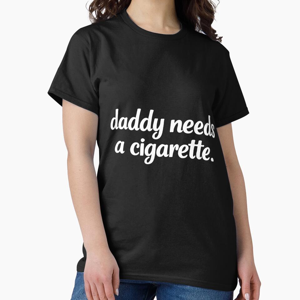 Daddy Needs a Break Funny Tired Dad Parenting Humor Design by kiralynstration