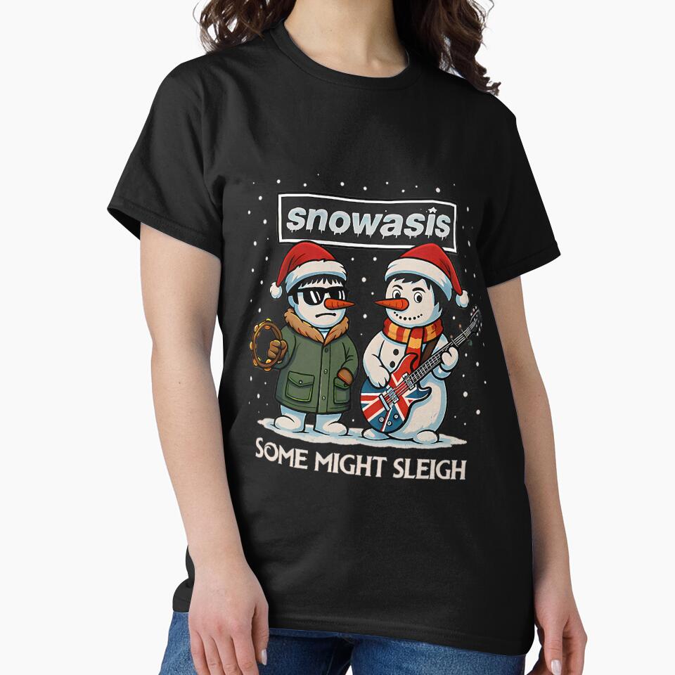 Snowasis Christmas Jumper - Some Might Sleigh by SophiaRobbins53