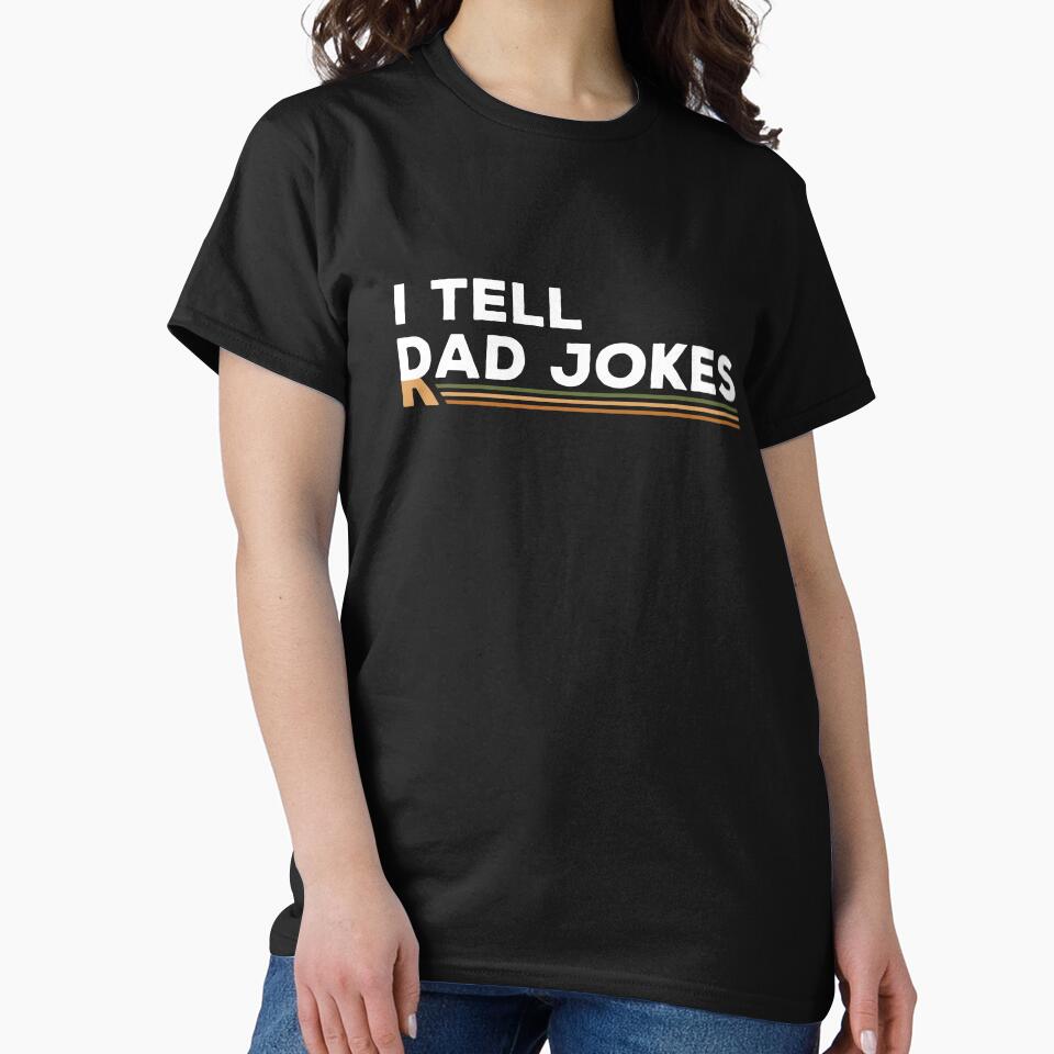 I Tell Rad Dad Jokes Funny Dad Pun Champion by Chelsealuv Krigbaum