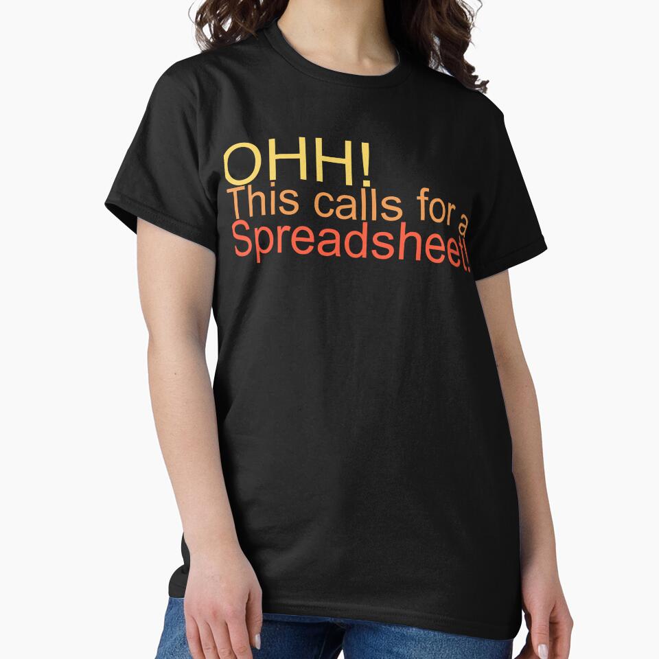 OHH! This calls for a spreadsheet! by Geek-Cat2000