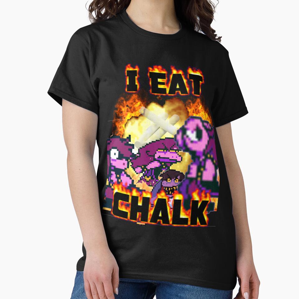 I eat chalk Susie deltarune by staticshops