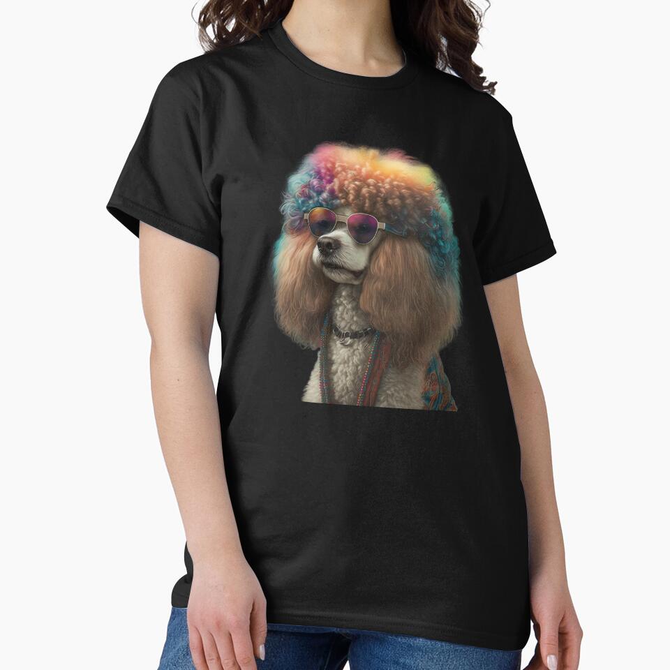 Hippie poodle by AnimalArtPhotos