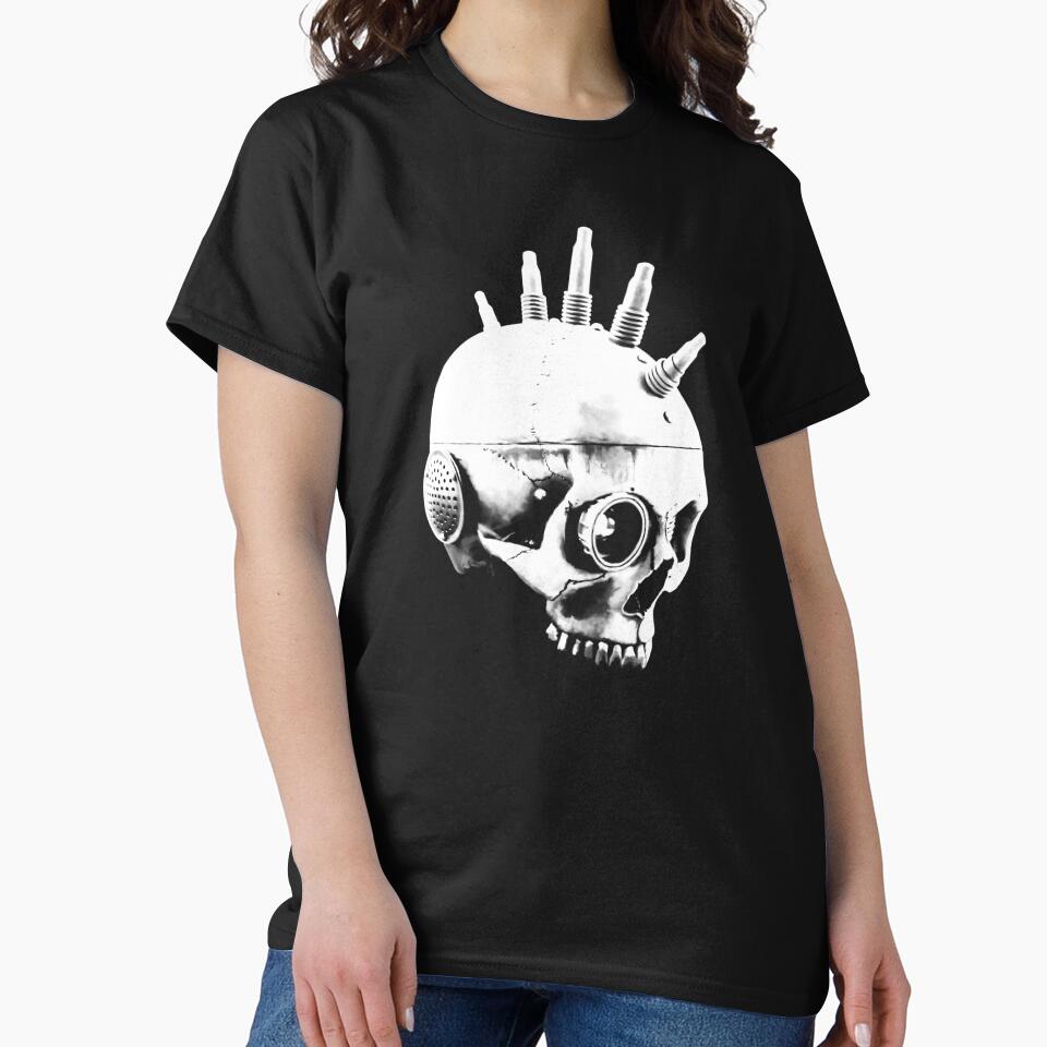 Cyberpunk Skull Mod.1 (White) by 7S Seveness Design