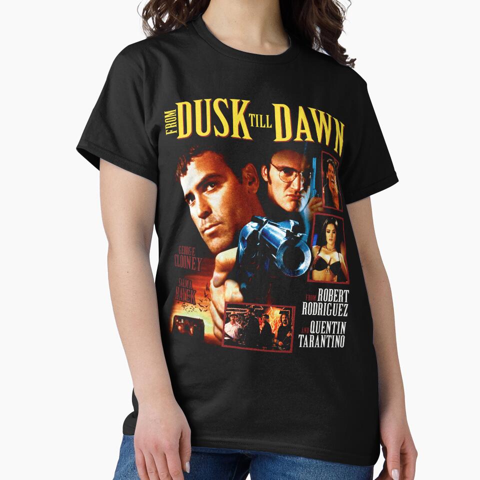 From Dusk Till Dawn Vintage Poster Design | Tarantino Rodriguez Cult Horror Artwork by gtd3signs