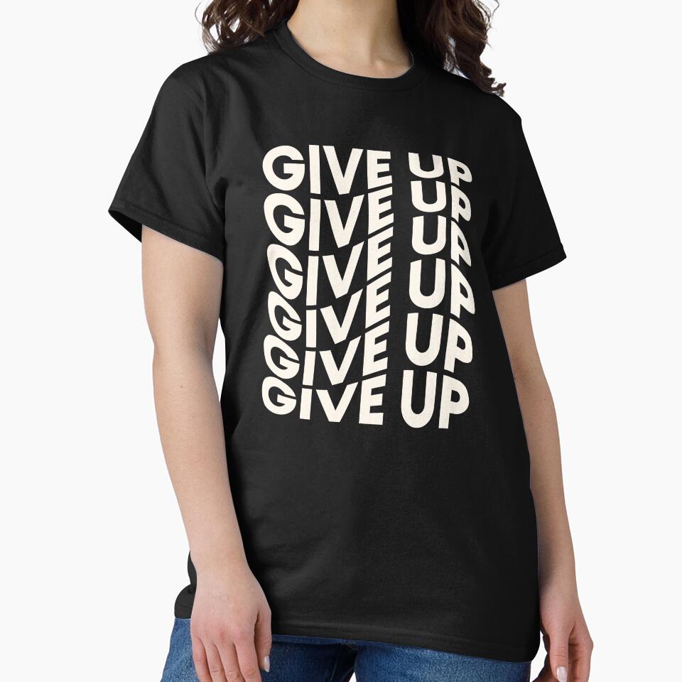 Give Up  |  unmotivated funny negative quote by Magic Mango