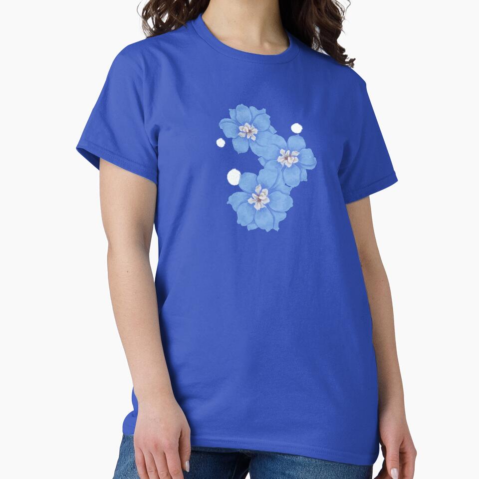 Blue Delphinium by Fridayscorner