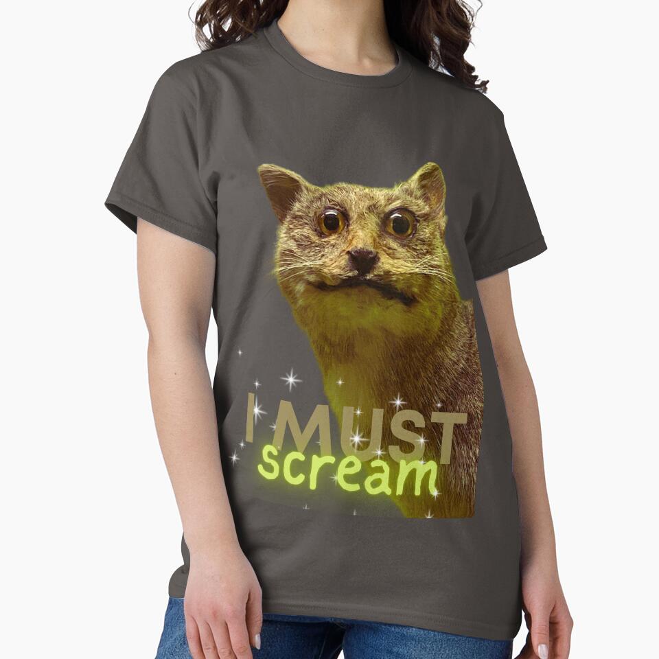 I must scream bad taxidermy tee by Copperoxide