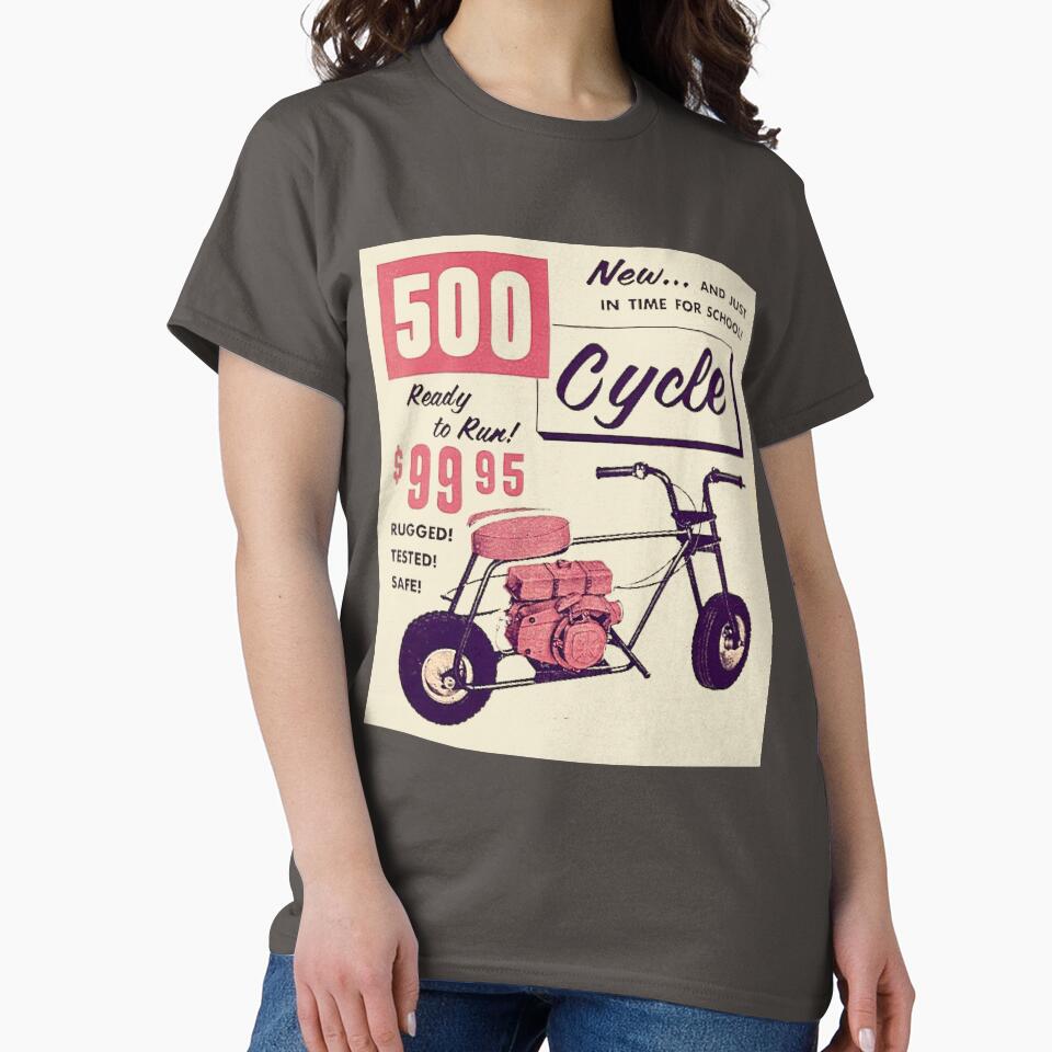 Vintage 500 Cycle Ad by minibikemaniac