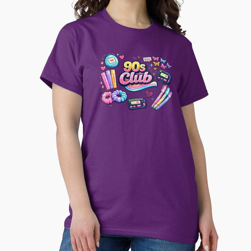 90s Club Shirt – Retro 1990s Nostalgia Tee | Vintage Throwback Aesthetic for 90s Kids by MEMORY-LN-Tees